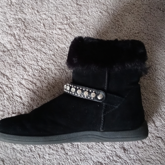 Leather bling boots - Picture 3 of 12